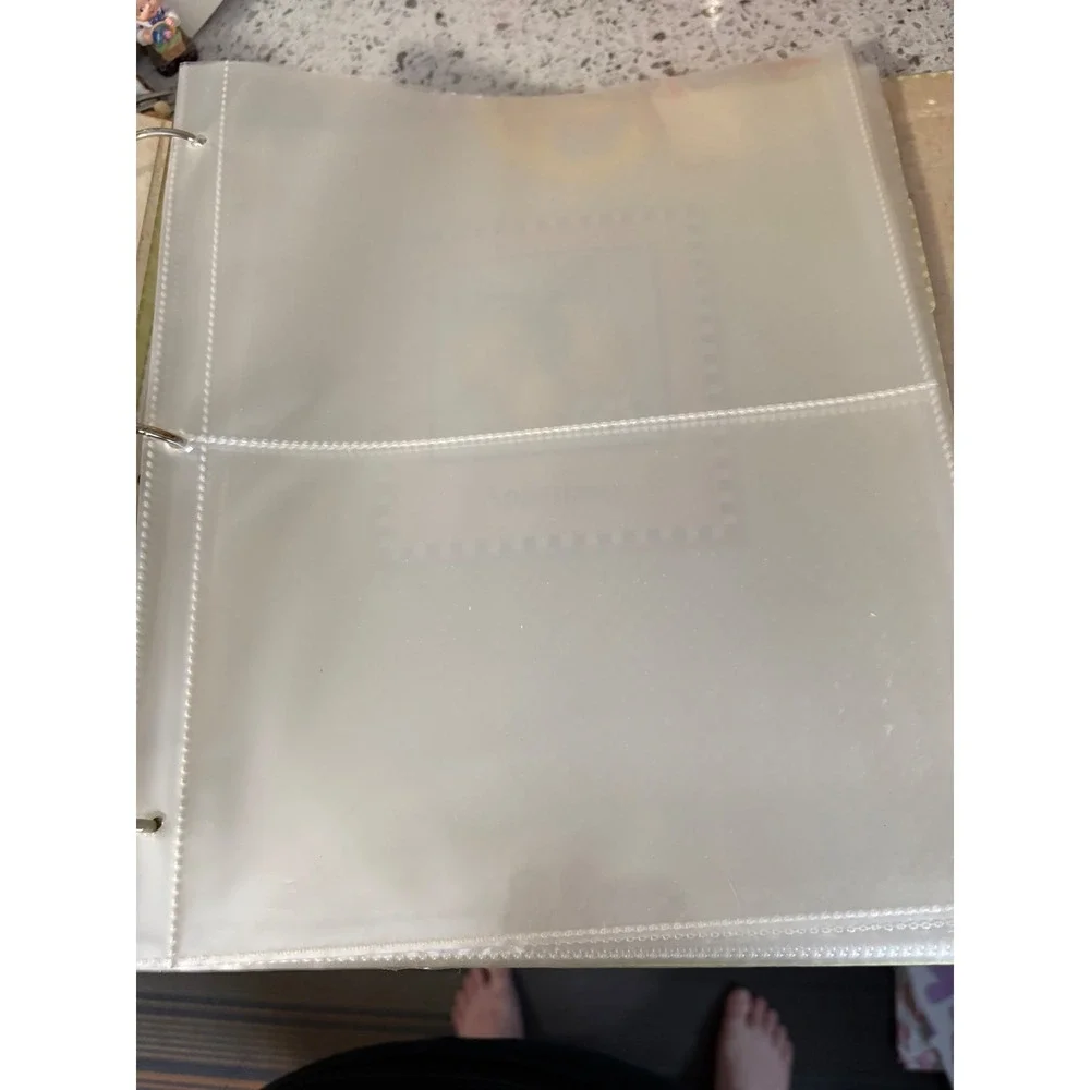 VTG Recipe Binder Keeper Organizer Cookbook Storage Kitchen Recipes Stickers